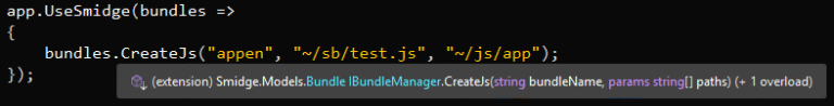 smidge-define-bundle